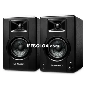 M-AUDIO BX3 Dual (2-Way) 120W 3.5" Powered Studio Reference Monitor Speakers - Brand New