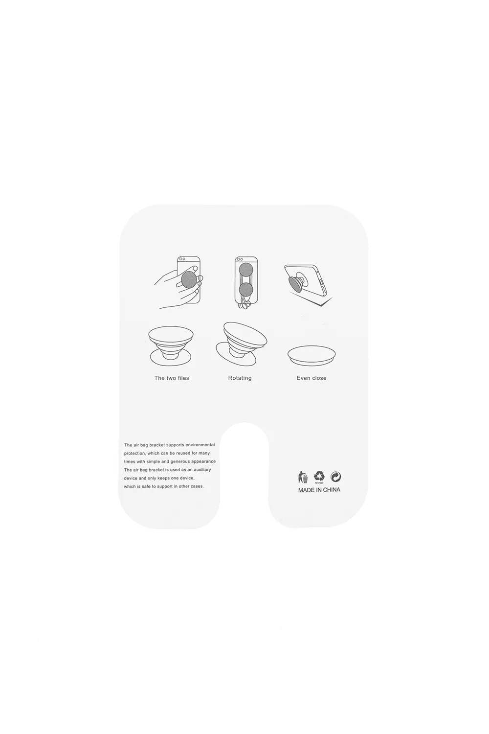 Marshmello Bat Molded Pop Socket