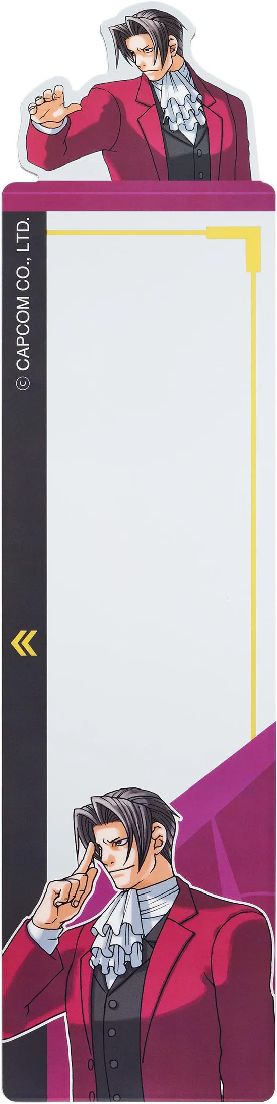 Monitor Memo Board Miles Edgeworth - Ace Attorney