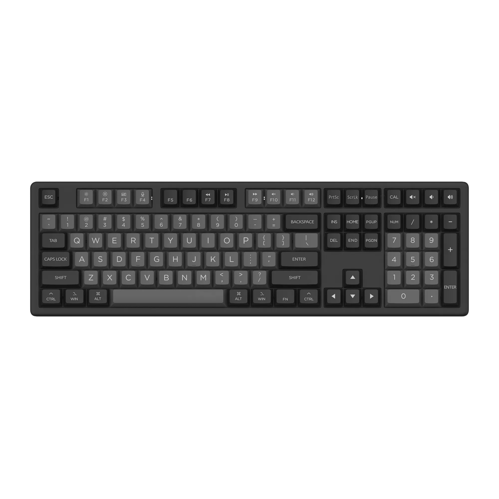 MonsGeek MX108 Black & Silver