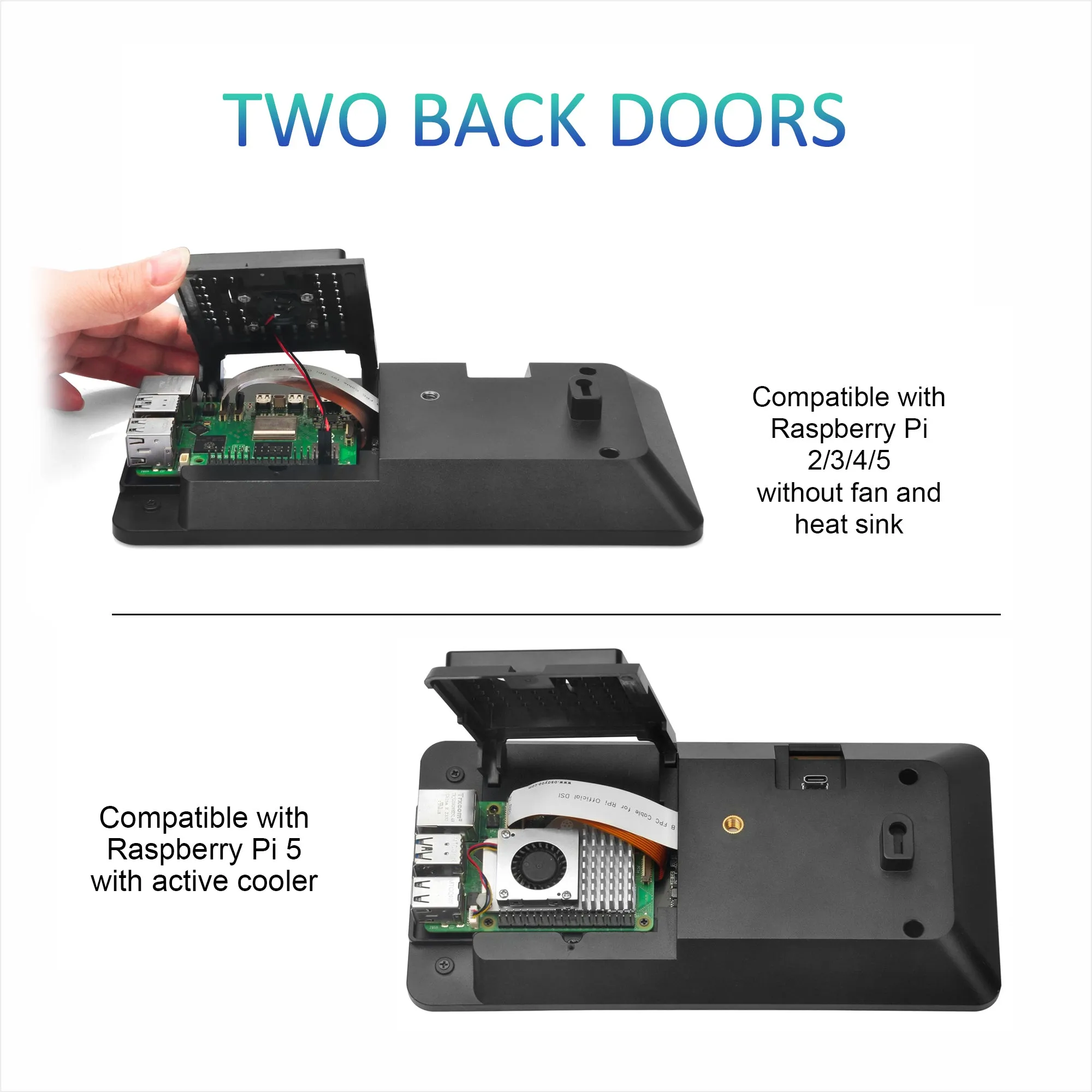 OSOYOO PiStudio Kit for Raspberry Pi 5/4/3, Transforming Pi into 7" workstation