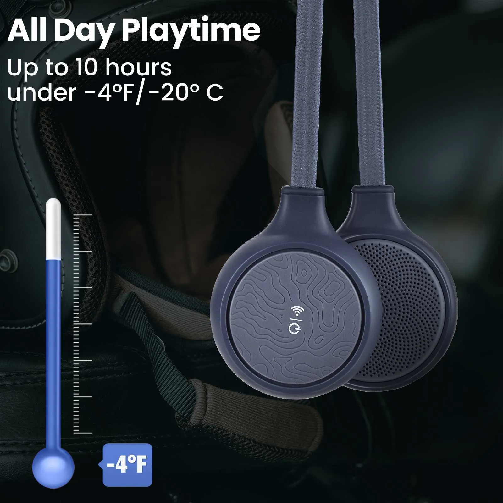 OutdoorMaster BT01 Wireless Helmet Drop-in Headphone