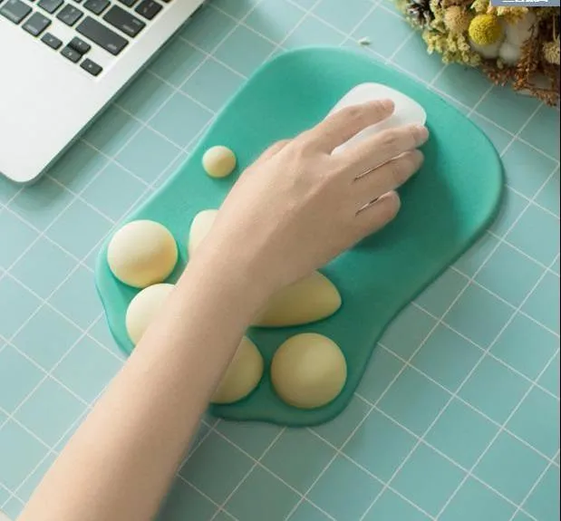 Pawsome Mouse Pad with wrist rest