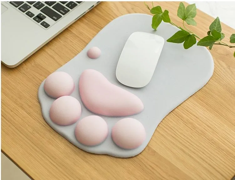 Pawsome Mouse Pad with wrist rest