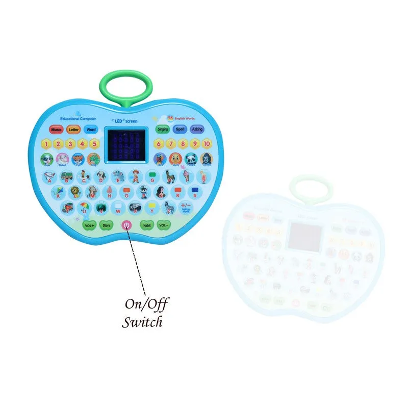 Play & Learn Educational Learning Laptop Toy, Musical Tablet with LED Display, Multicolour