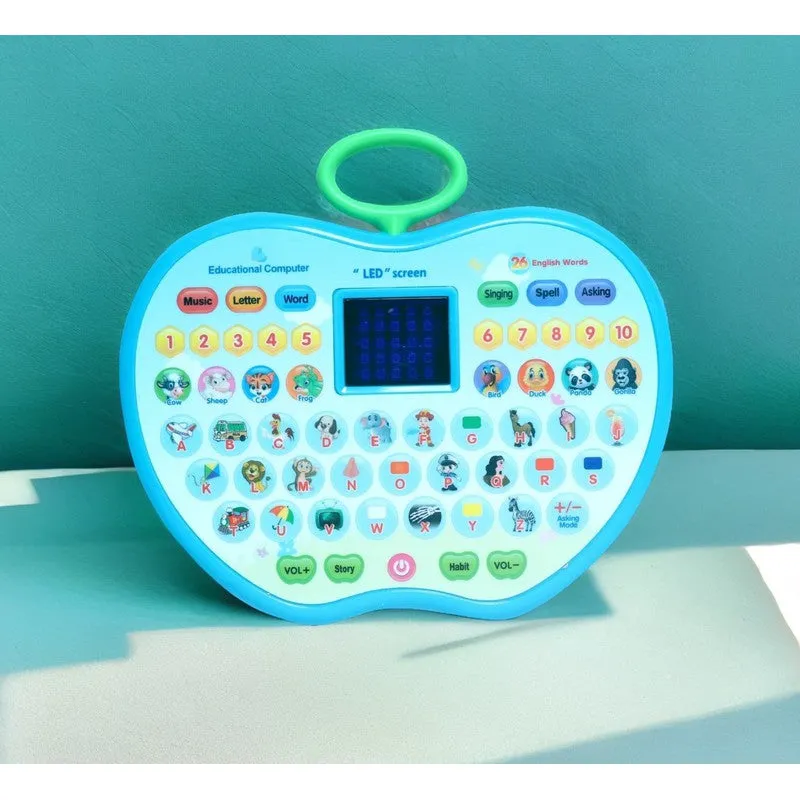 Play & Learn Educational Learning Laptop Toy, Musical Tablet with LED Display, Multicolour