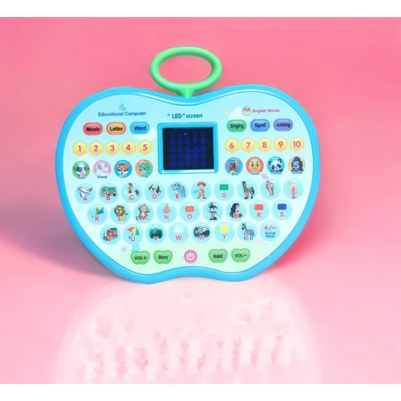 Play & Learn Educational Learning Laptop Toy, Musical Tablet with LED Display, Multicolour