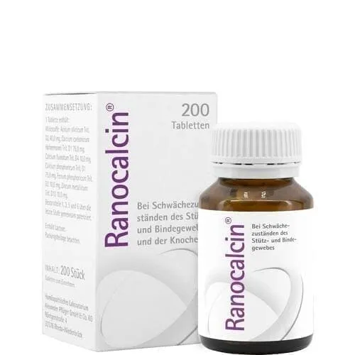 RANOCALCIN tablets, week connective tissue, bone weakness disease
