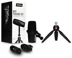 Shure MV7 Podcast Microphone Bundle