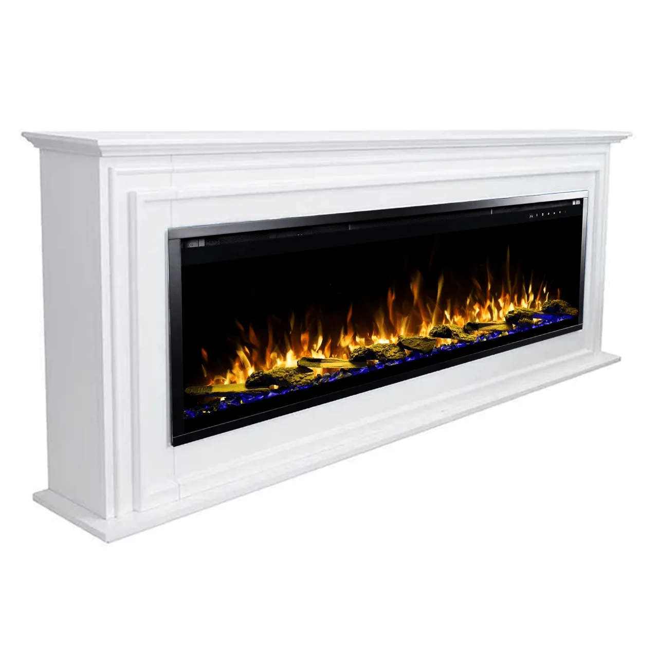 Sideline Elite Pro 50 Inch Smart Electric Fireplace with Encase Surround Mantel