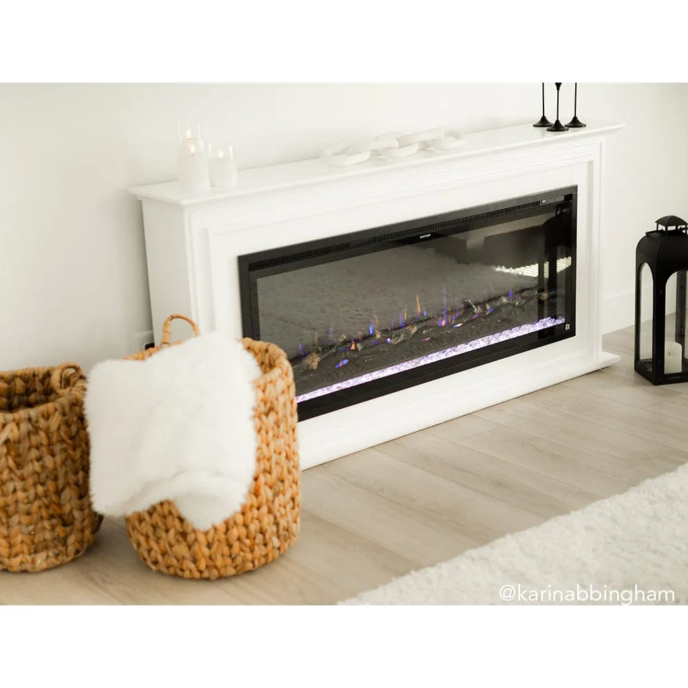 Sideline Elite Pro 50 Inch Smart Electric Fireplace with Encase Surround Mantel