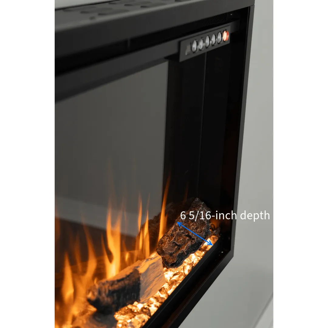 Sideline Elite Pro 72-inch Smart Electric Fireplace 80059