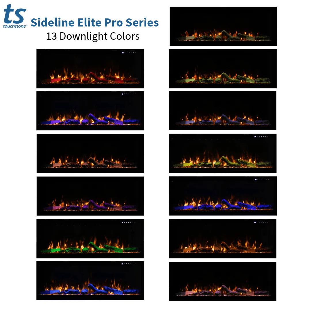 Sideline Elite Pro 72-inch Smart Electric Fireplace 80059