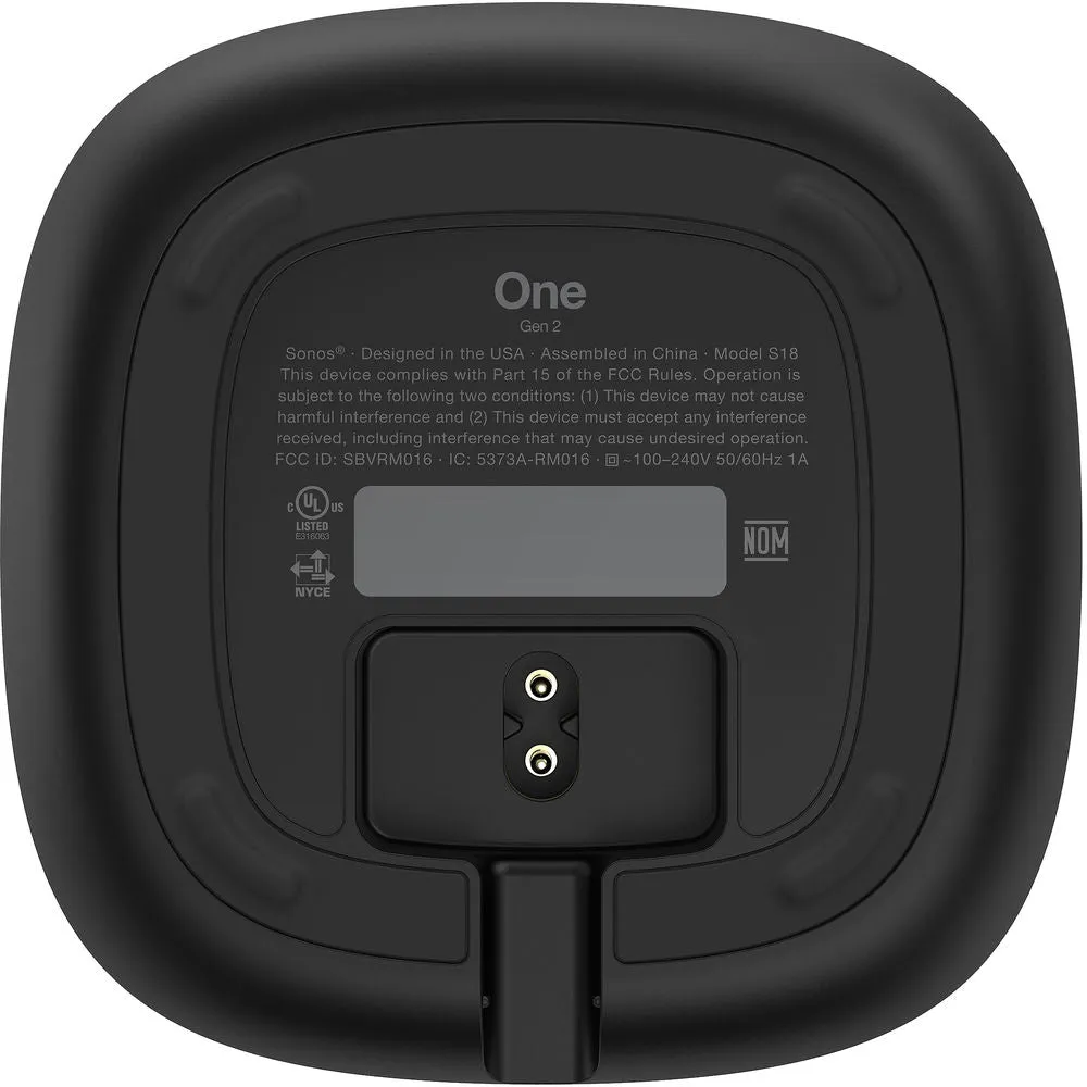 Sonos One (2nd Generation) Wireless Speaker