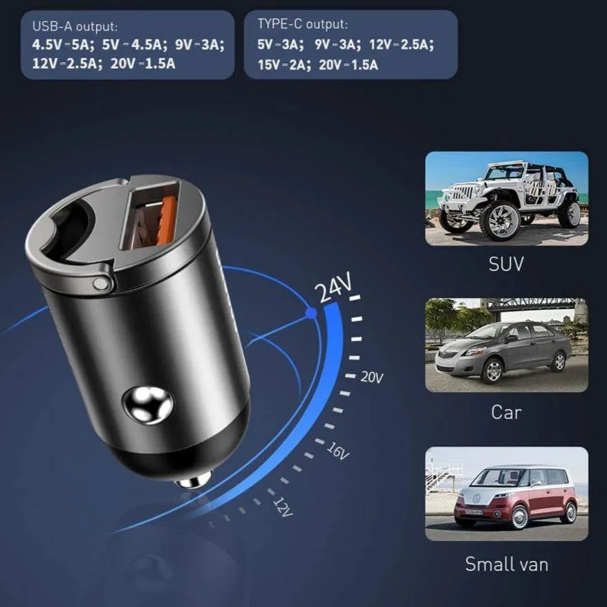 Super Fast Auto Car Phone Charger Socket
