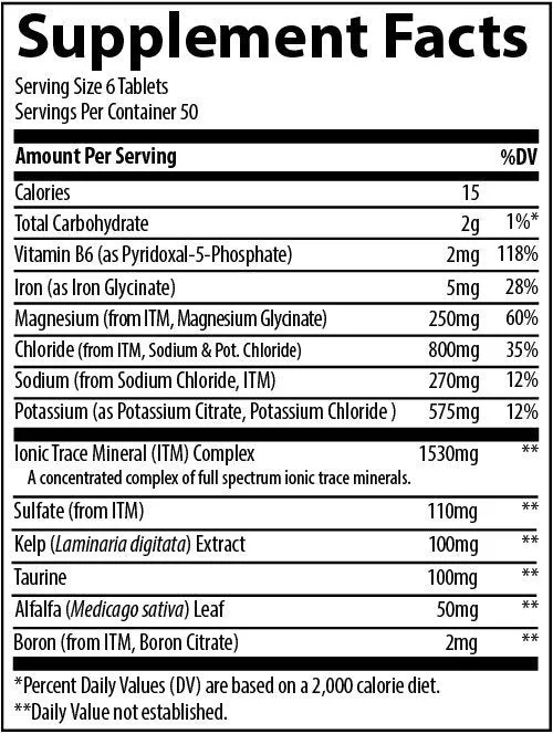 Trace Minerals Electrolyte Stamina Tablets 90 Tablet