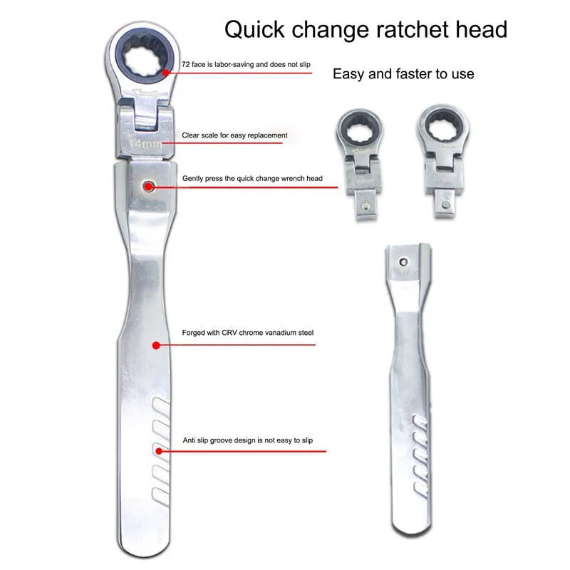 Universal Hexagon Ratchet Tool Set