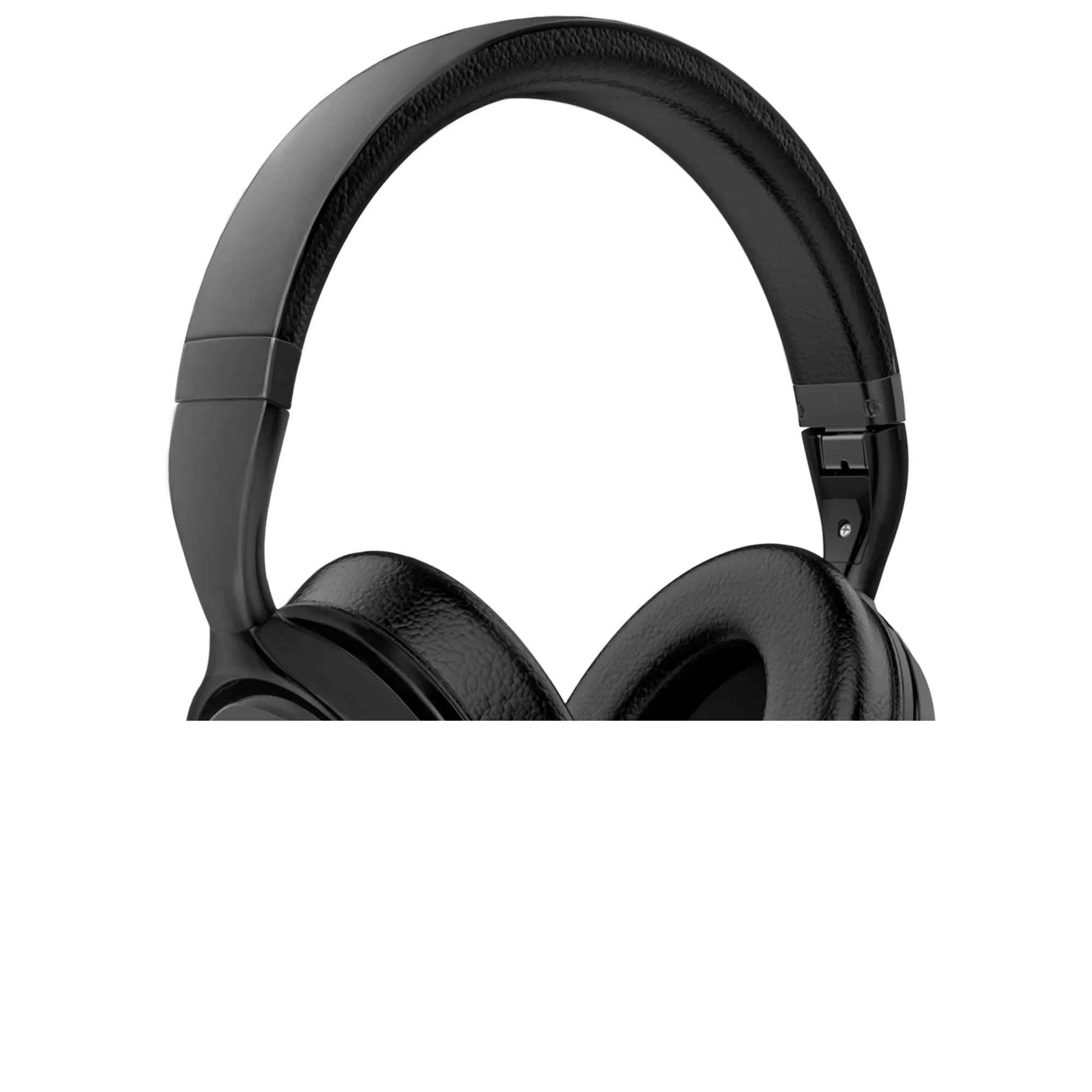 Wicked Audio HUM 1000 Wireless Active Noise Cancelling Headphones with Charging Cord, Black