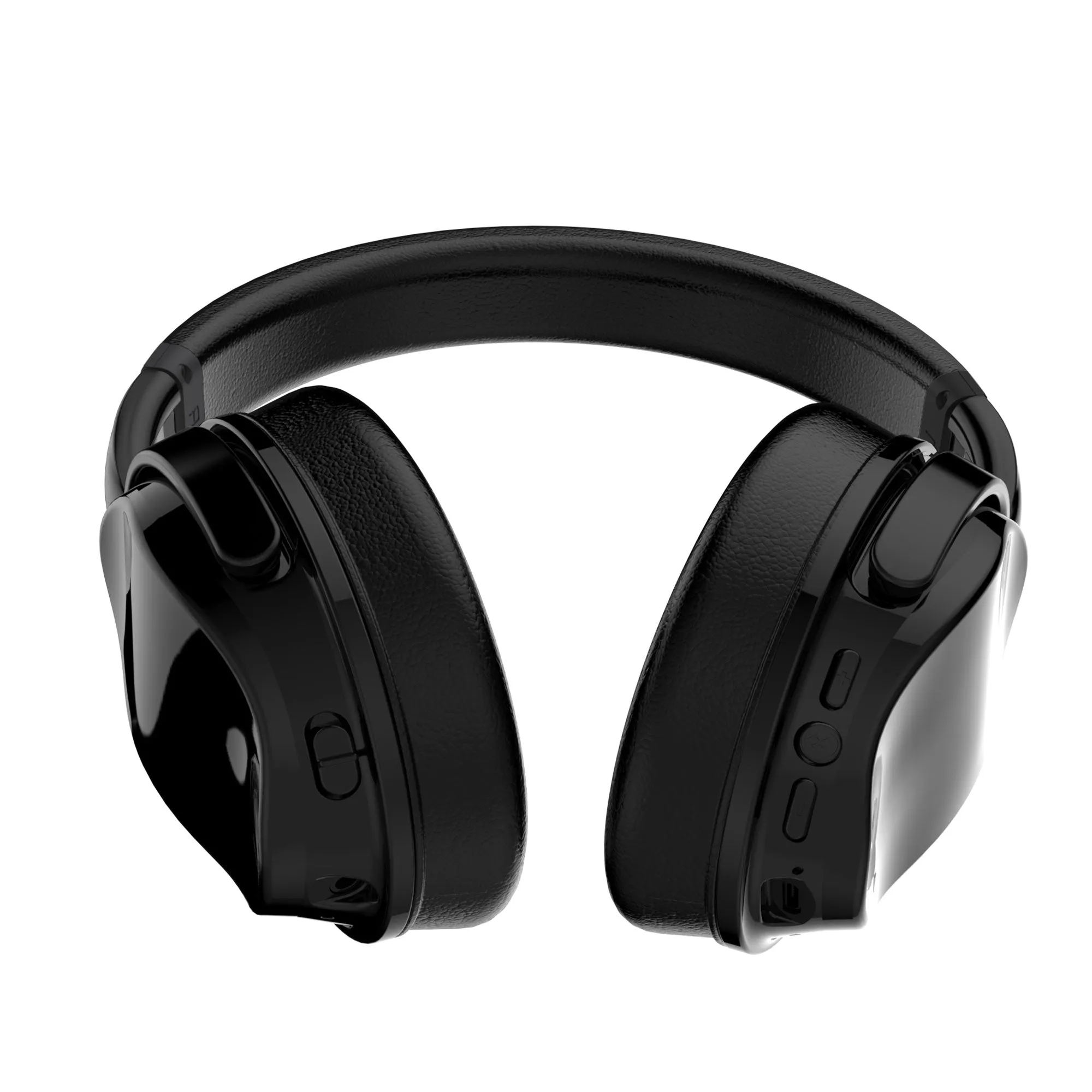Wicked Audio HUM 1000 Wireless Active Noise Cancelling Headphones with Charging Cord, Black